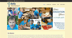 Desktop Screenshot of bellamontessori.com